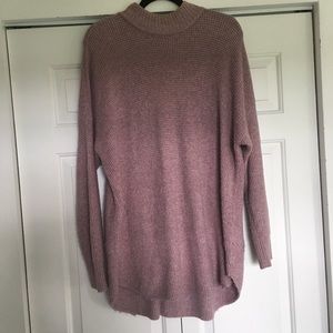 Rose pink tunic American eagle sweater